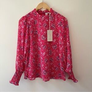 NWT! Joie Floral Pink Top XS